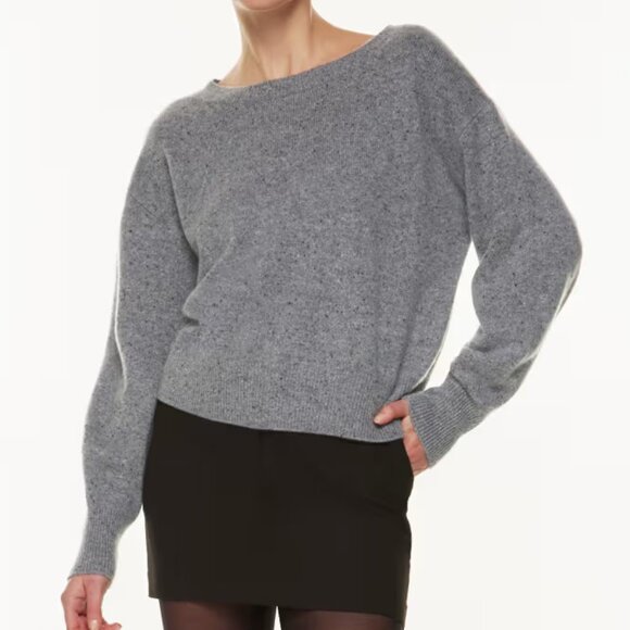 NWT! Babaton Black Session Luxe Cashmere Sweater - Picture 8 of 9